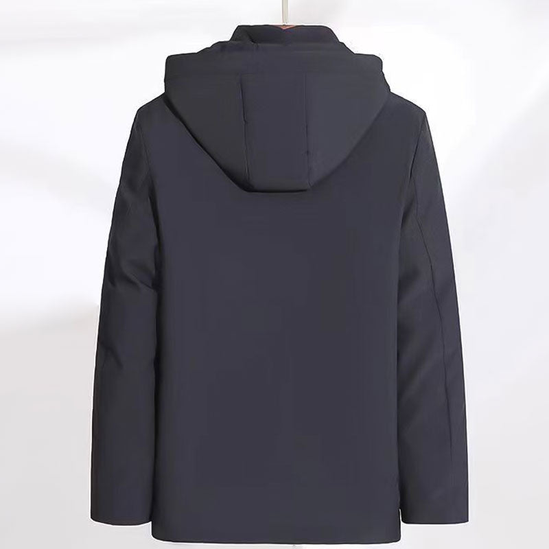Thermo heren parka met fleecevoering en capuchon – Vornex