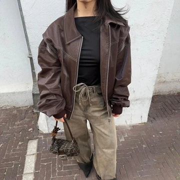 Oversized dames bomberjas voor stoere streetlook – Mila