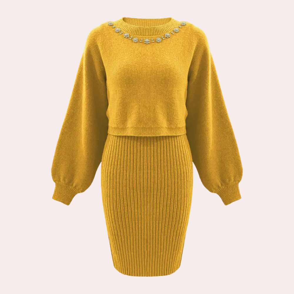 Casual gehaakte dames set voor comfort en stijl – Anouk