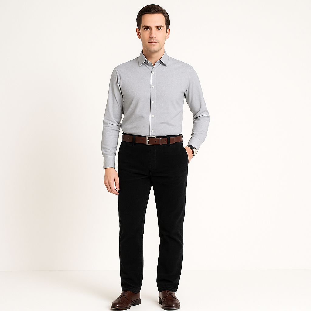 Corduroy herenbroek voor herfststijl en comfort – Adriaan