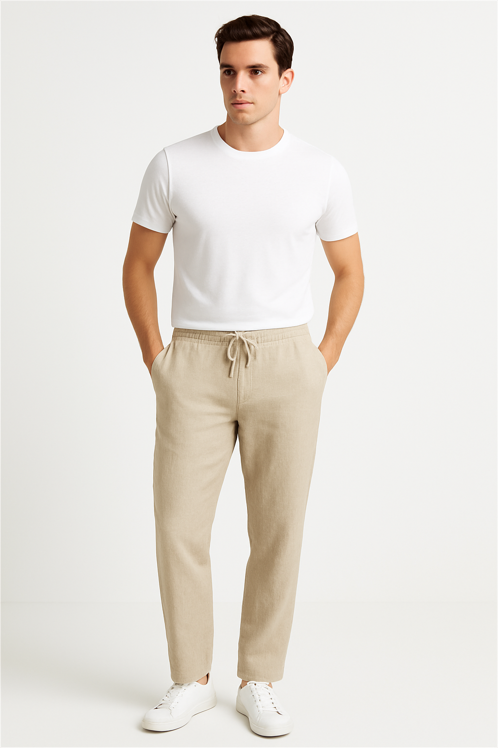 Casual herenbroek met zakken voor dagelijks comfort – Joas