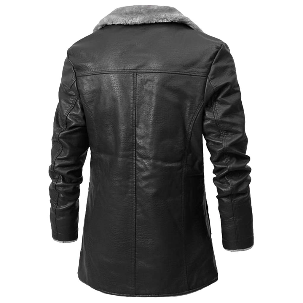 Exclusieve designer leren herenjas – Axel