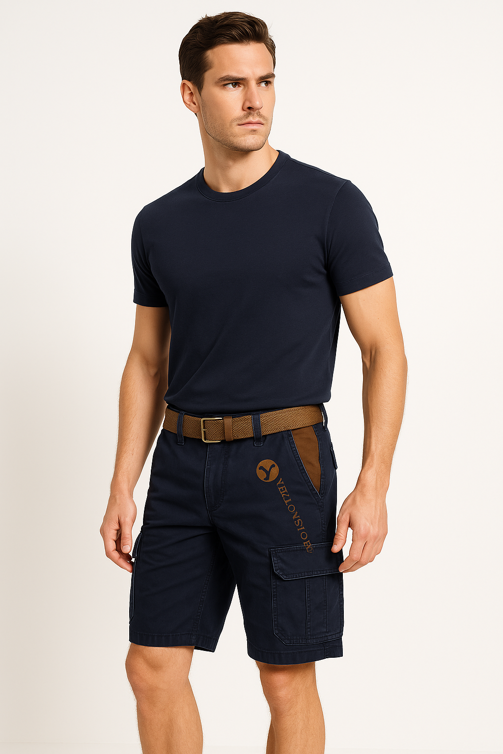 Heren cargo shorts met ruime zakken – William