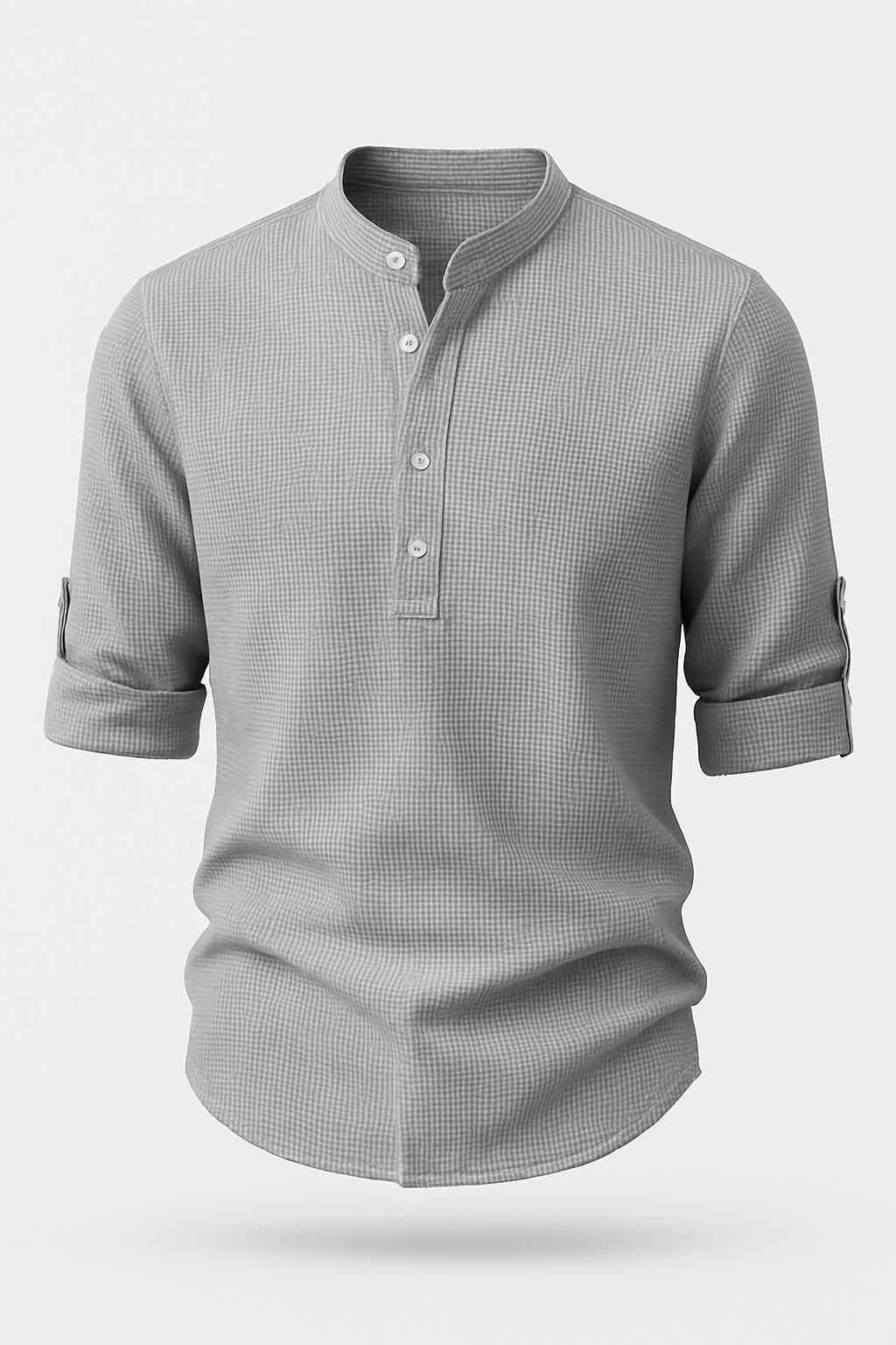 Heren overhemd slim fit katoen stijlvol design – Bram