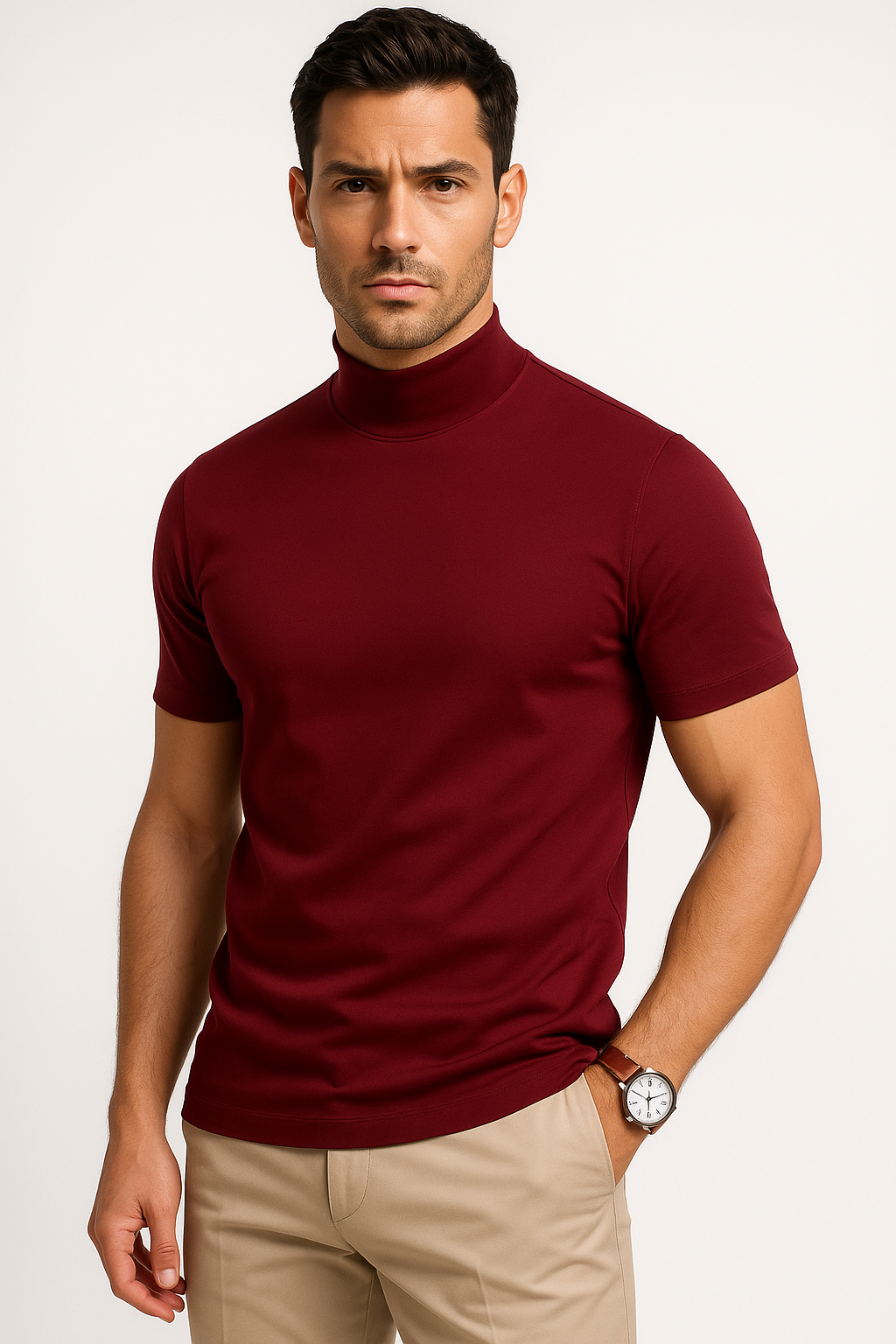 Licht ademend heren T-shirt voor warme dagen –Abel