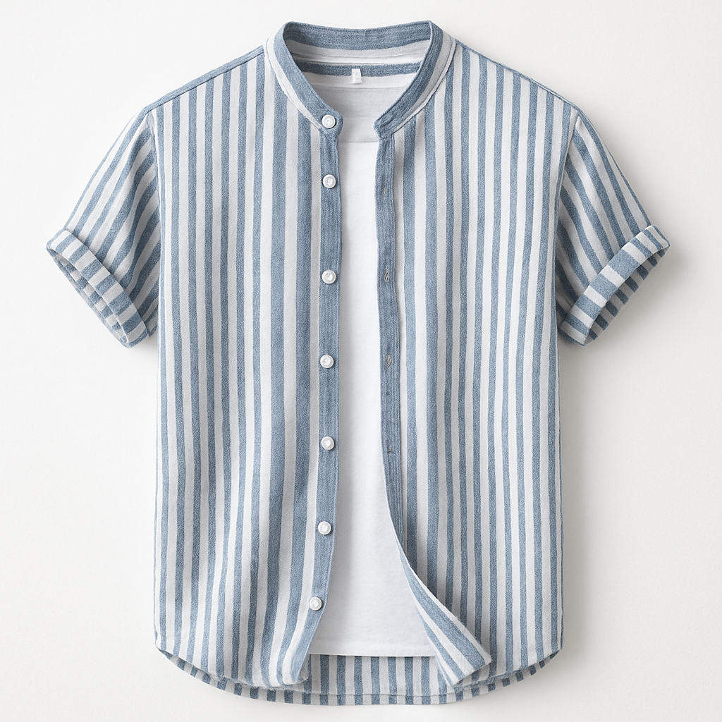 Linnen Overhemd Heren – Zomer, Streep & Casual | Calviro