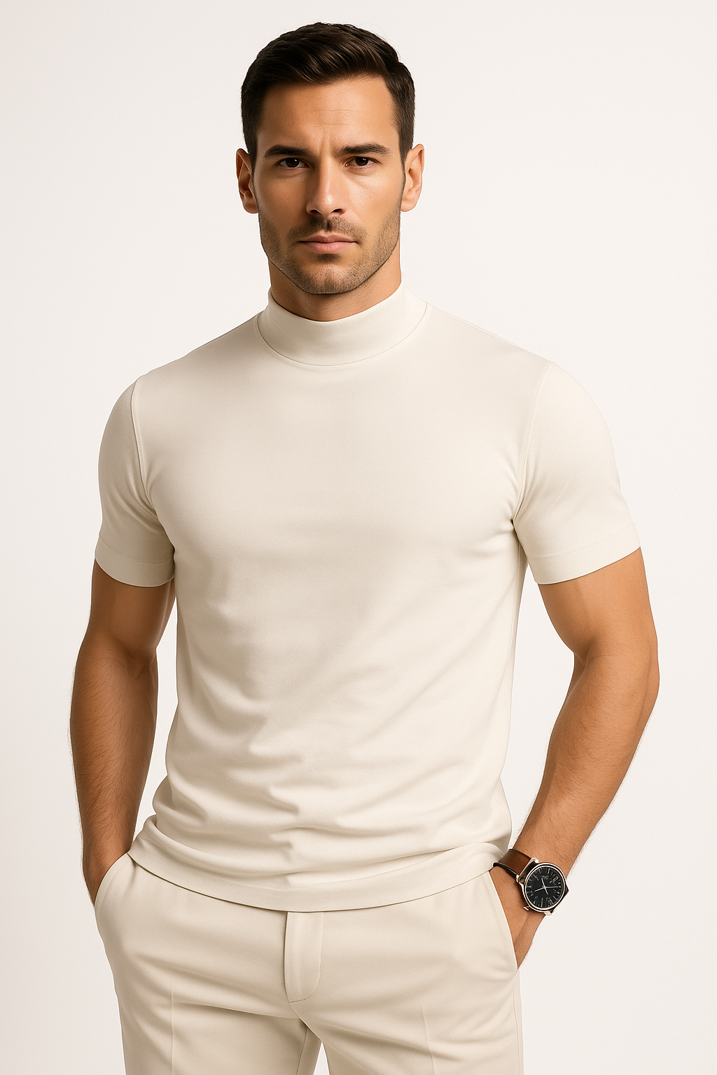 Licht ademend heren T-shirt voor warme dagen –Abel