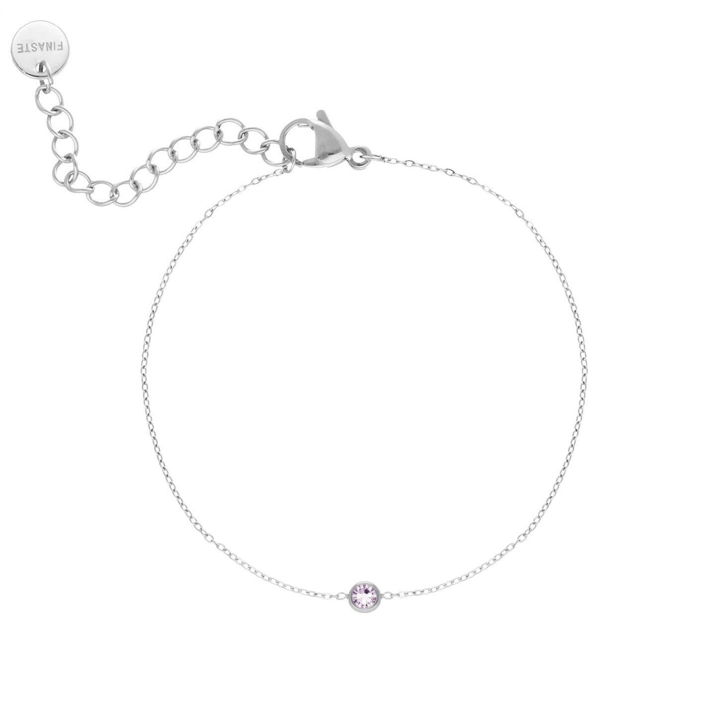 Geboortesteen Armband van Zilver en Goud – Persoonlijk Cadeau – Astralia