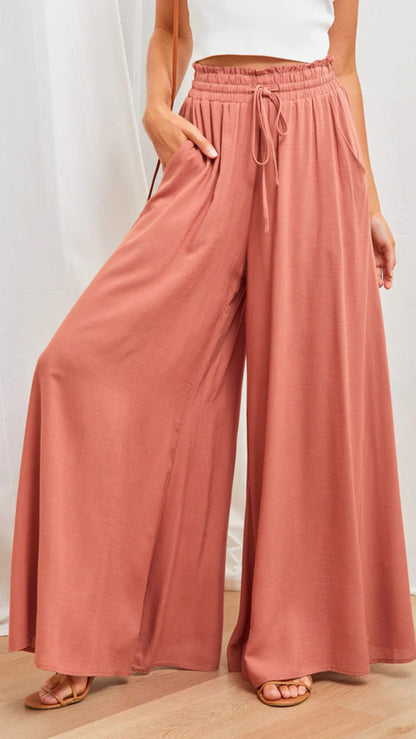 Wijde Pijpen Damesbroek met Chic Silhouet – Liana