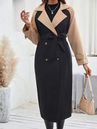 Stijlvolle 2-kleurige trenchcoat – Megan