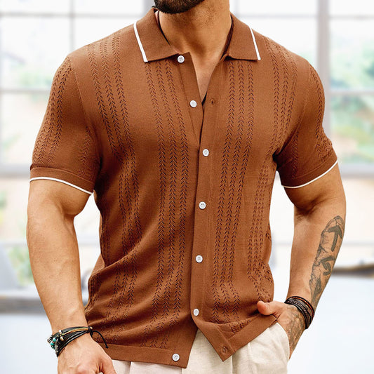 Korte Mouw Polo Shirt Voor Zomer Mode - Tom