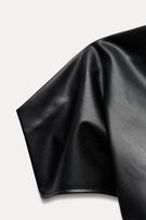 Elegantie met een Stoere Twist Faux Midi Jurk - NoirDrape
