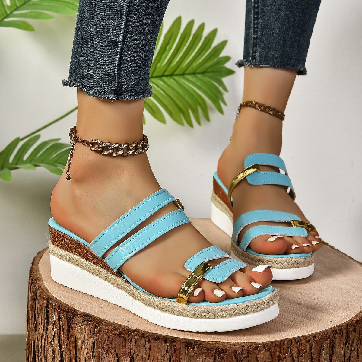 Comfortabele Wedgesandalen Voor Zomeruitjes - Femke
