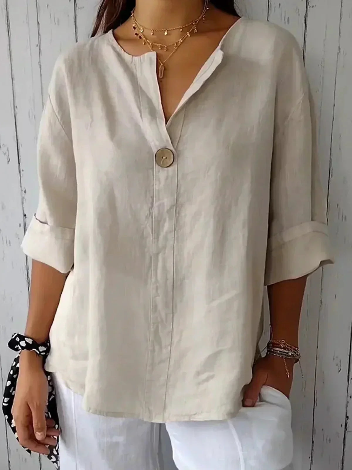 Luchtige Casual Blouse voor Elke Dag – Yvonna