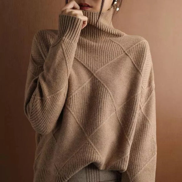 Elegante en warme coltrui voor dames – Olivia