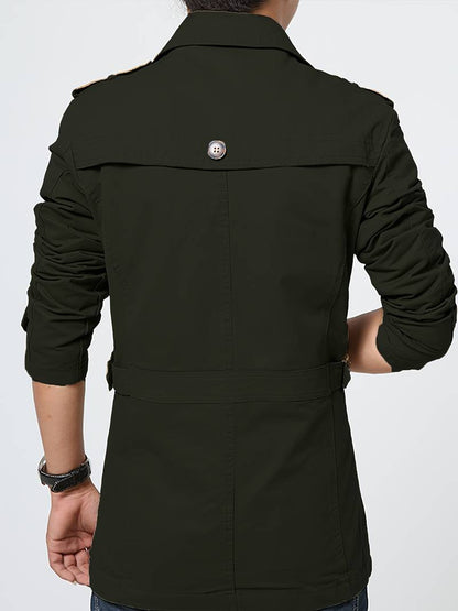 Klassieke heren trenchcoat met moderne twist – Richard