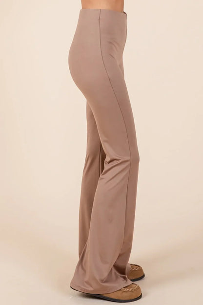 Zachte stretch flared broek voor dames – Emma