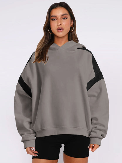 Casual hoodie met zachte stof voor dagelijks comfort – Luna