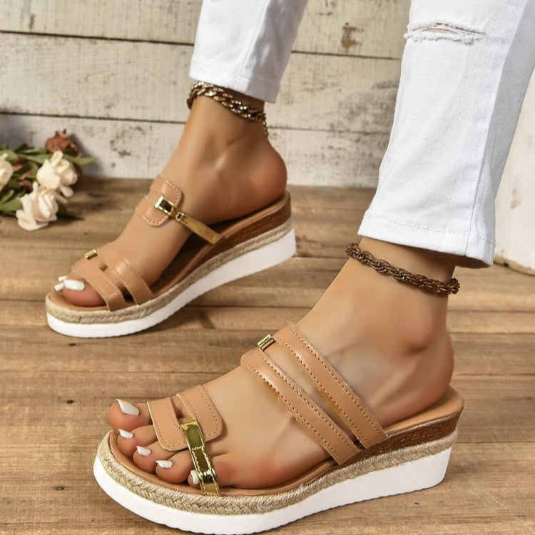 Comfortabele Wedgesandalen Voor Zomeruitjes - Femke