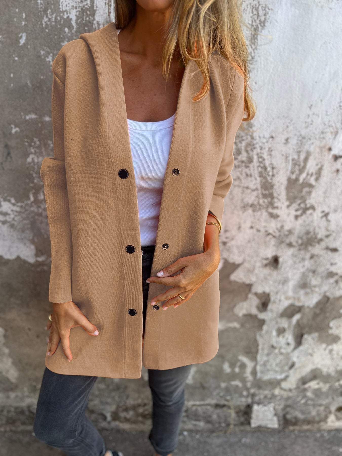Comfortabele Lange Mouwen Cardigan Voor Vrouwen - Julia