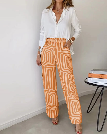 Twee-delige damesoutfit met comfortabele pasvorm – Elise