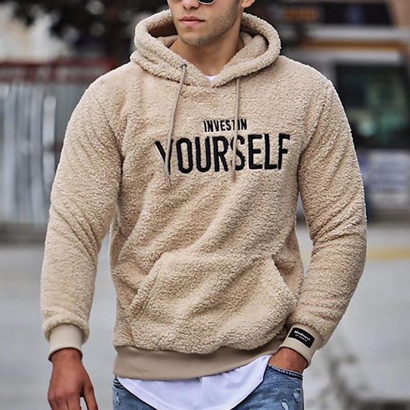 Comfortabele warme hoodie voor heren – Enzo