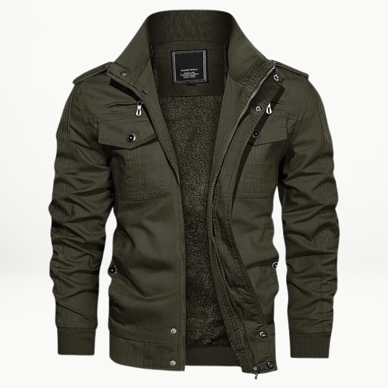Warme winterjas met tijdloos design voor heren – Cas