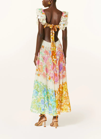 Zomerjurk Luchtig Bloemenpatroon Comfort Chic – Noor