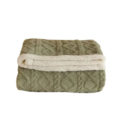 Warme en Zachte Winterdeken van Lamswol en Fleece voor Ultiem Comfort – SnuggleLux