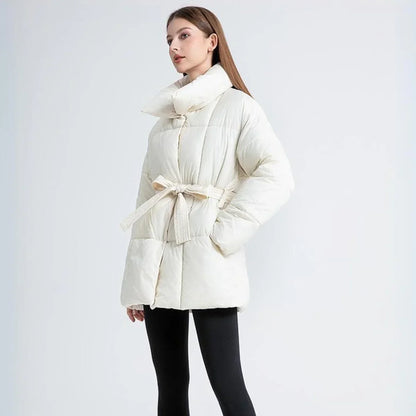 Waterdichte Winterjas voor Dames met Taillevorm – Elvira