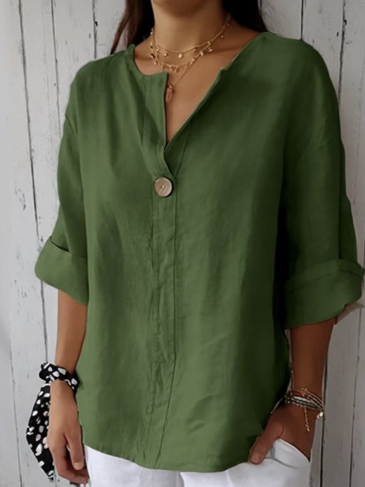 Luchtige Casual Blouse voor Elke Dag – Yvonna
