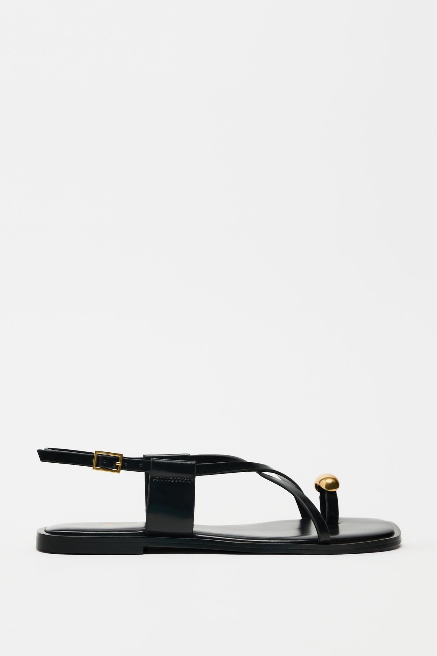 Minimalistische dames sandalen met metallic detail – Liora