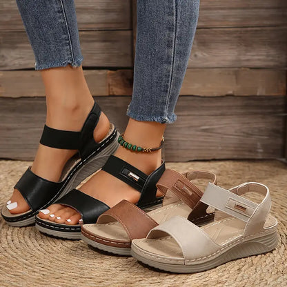 Comfortabele dames wedges met voetboogondersteuning – Judith