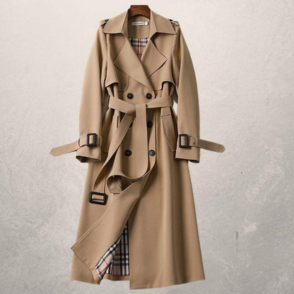 Trenchcoat voor Dames met Tailleceintuur en Knoopsluiting – Jade