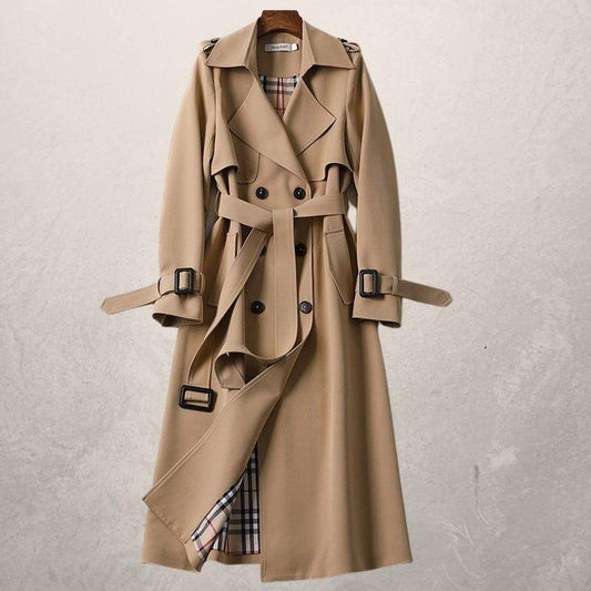 Trenchcoat voor Dames met Tailleceintuur en Knoopsluiting – Jade