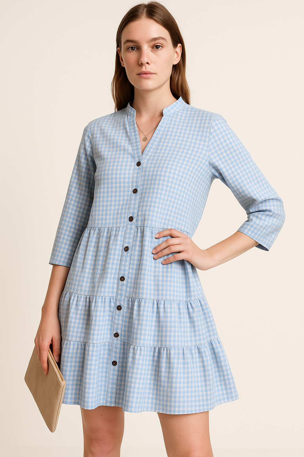 Elegante Midi-Jurk voor een Vrouwelijke Stijl – Isabella
