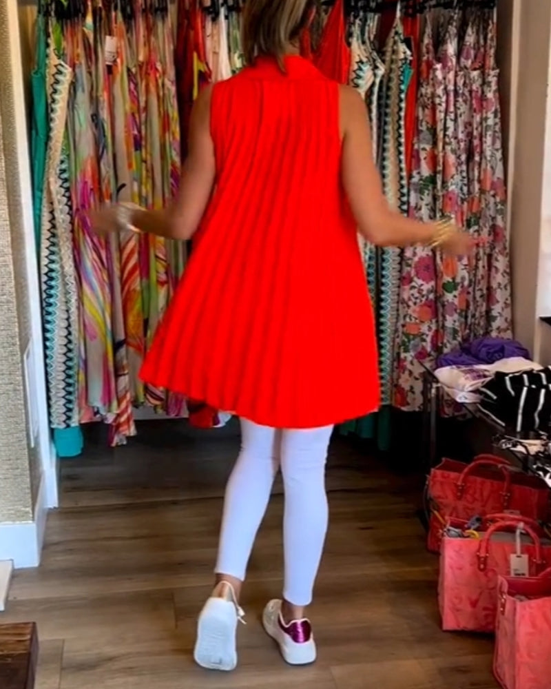 Dames top effen mouwloos zomer casual – Lureva