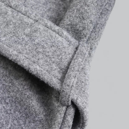 Casual trenchcoat met capuchon en ceintuur voor dames – Marit