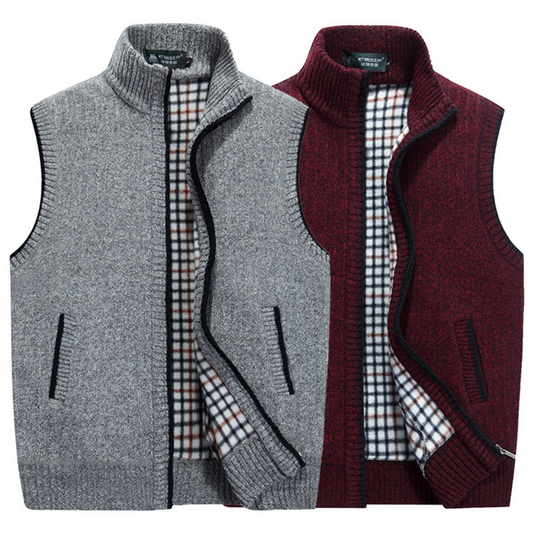 Mouwloos heren sweater vest voor winter – Thomas