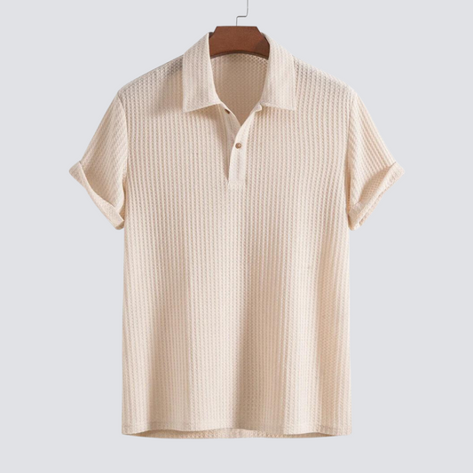 Polo Shirt Heren Wafelstof Korte Mouw – Mees