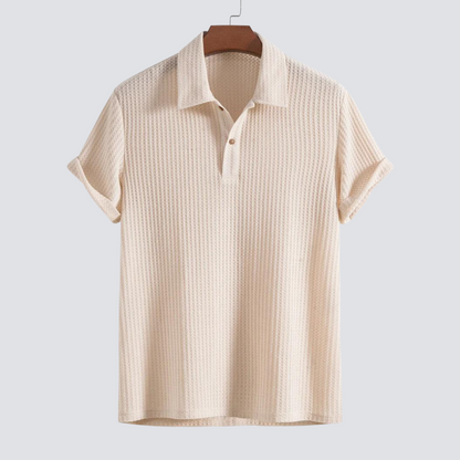 Polo Shirt Heren Wafelstof Korte Mouw – Mees