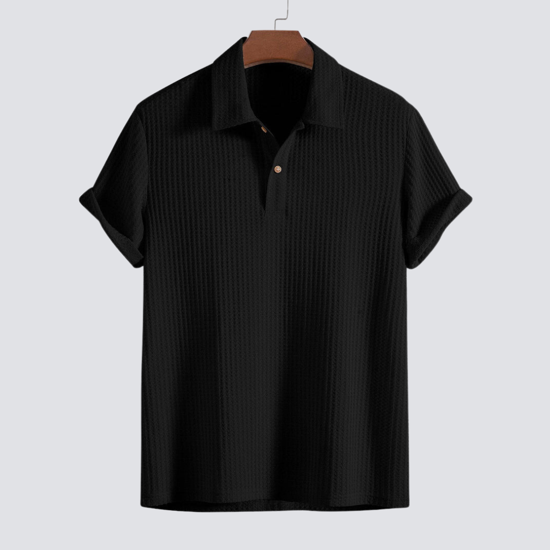 Polo Shirt Heren Wafelstof Korte Mouw – Mees