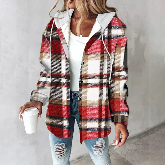 Warme Herfstjas met Capuchon voor Comfort – Evi