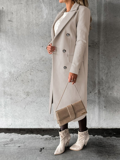 Elegante Lange Winterjas Voor Stijlvolle Looks – Mila