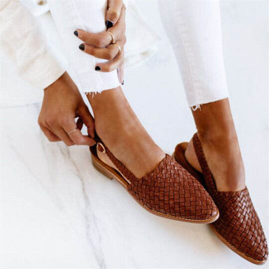 Dames mocassins leer comfortabel elegant lente zomer – Bianca