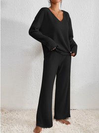 Comfortabele Ribgebreide Set voor Dames - Kathy