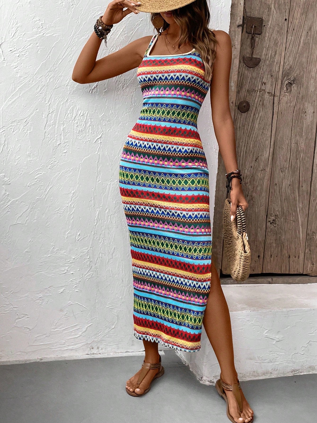 Zomerjurk dames licht luchtig kleurrijk design – Sophie