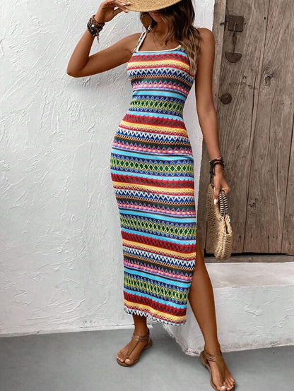 Zomerjurk dames licht luchtig kleurrijk design – Sophie