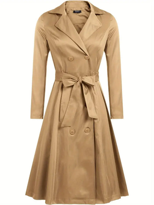 Stijlvolle trenchcoat met waterafstotende afwerking – Juliette