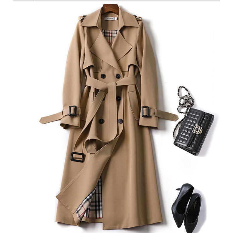 Trenchcoat voor Dames met Tailleceintuur en Knoopsluiting – Jade